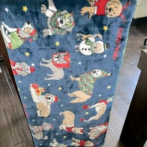 Festive Christmas Dog Blanket